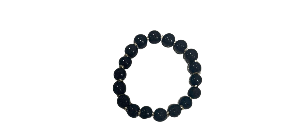 Handcrafted Dark Blue Bracelet – 8 Inches