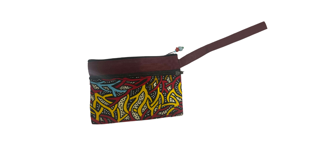 Zip-Up Bag (Red/Yellow/Mutlicolor)