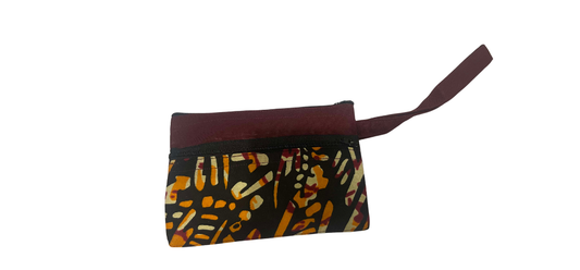 Zip-Up Bag (Orange/Black)