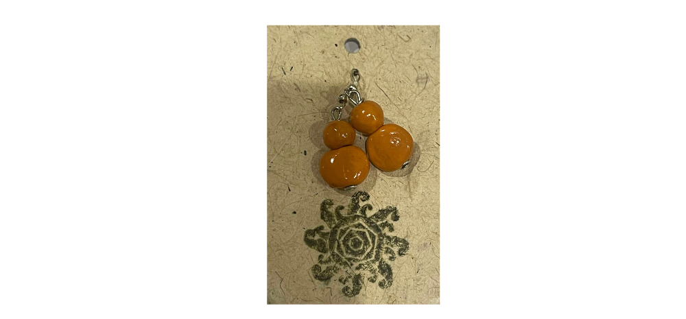 Earrings (Orange)