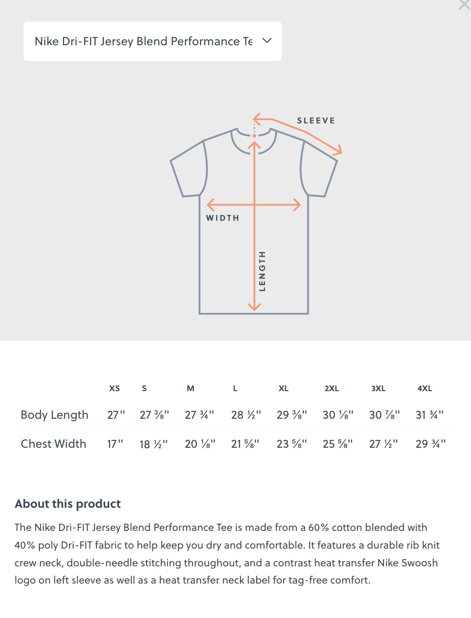 Nike Dri-FIT Tees (Unisex)